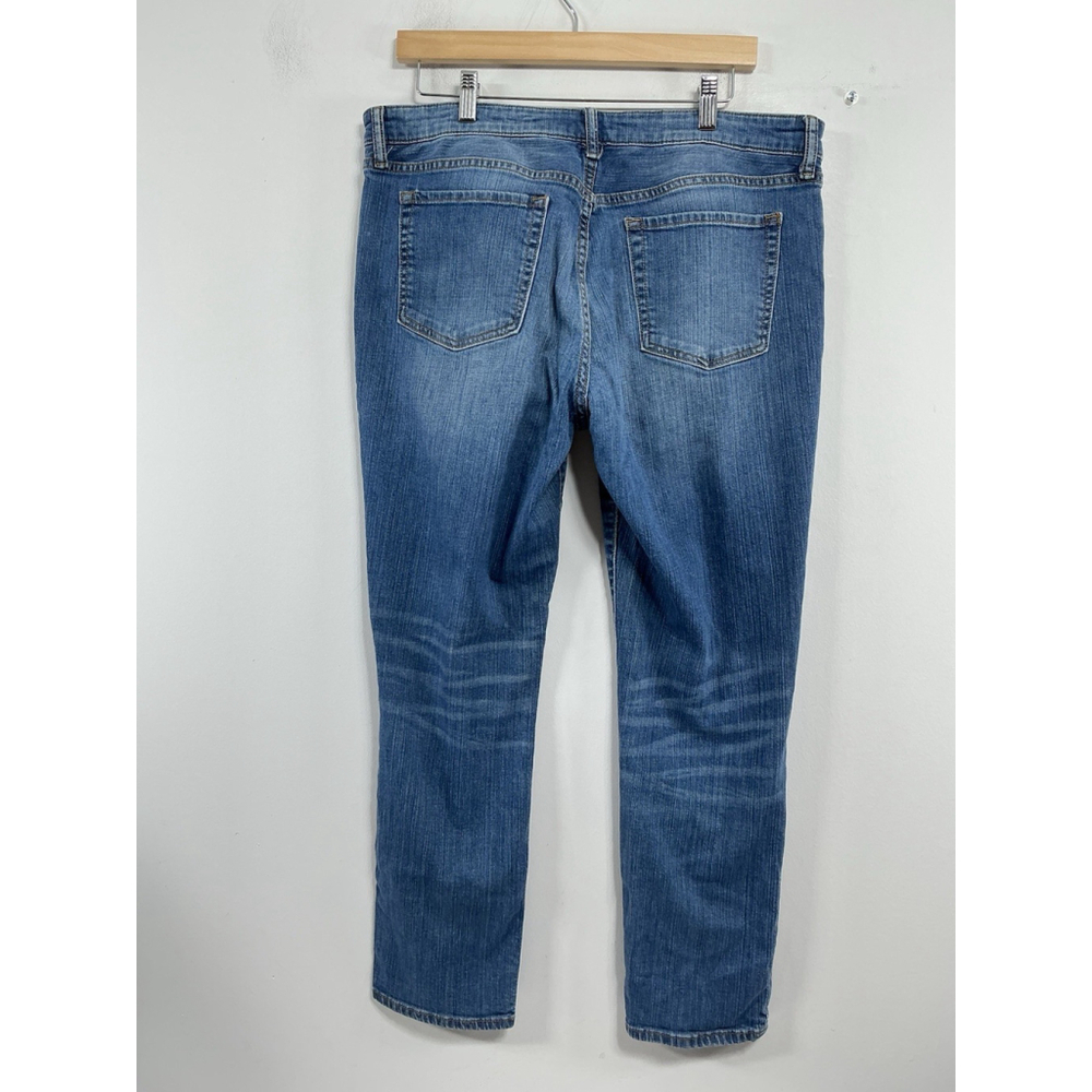 Womans Excellent Condition Gap Premium Skinny Blue Jeans 12/31S 0128/B-3 - Picture 2 of 9